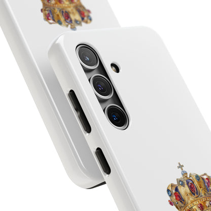 Royal Crown Tough Phone Case - Durable and Stylish Protection