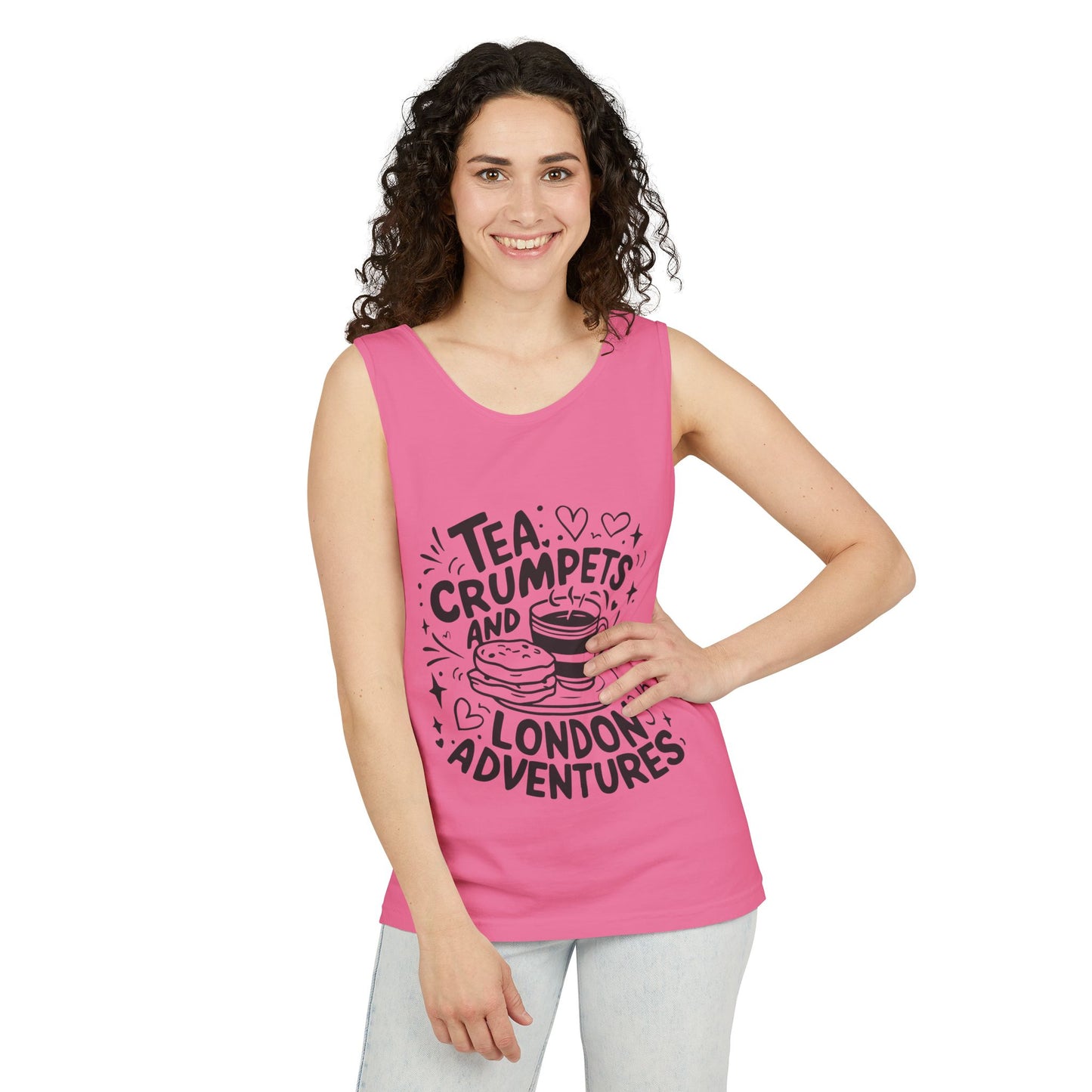 Unisex Garment-Dyed Tank Top - London's exciting Adventures