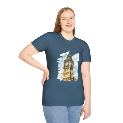 Unisex Softstyle T-Shirt - Timeless Icon - The UK’s Famous Clock Tower