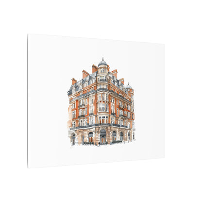 Artistic Matte Canvas Print of Historic Building, Wall Art Decor, Home Interior, Unique Gift, Fine Art, Architecture Lover, Urban Design