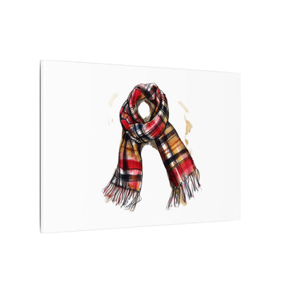 Autumn Scarf Canvas Art Print | Cozy Home Décor, Gift for Fall Lovers, Seasonal Wall Art, Unique Interior Design