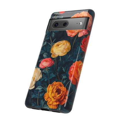 Floral Phone Case, Tough Cases for Phone Protection, Gift for Flower Lovers, Floral Designs, Spring Decor