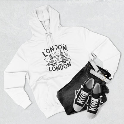 Three-Panel Fleece Hoodie - Cozy London