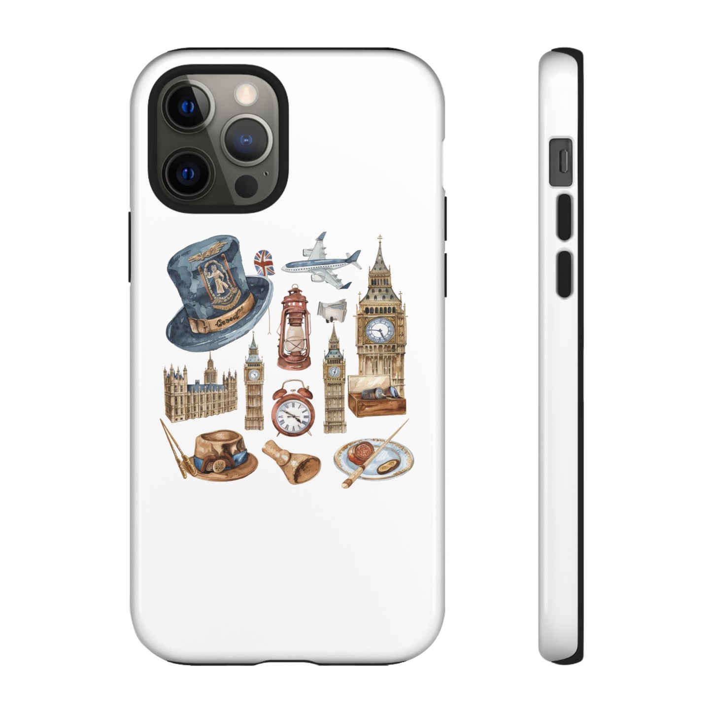London-Themed Phone Case, Durable iPhone Cover, Gift for Travelers, Unique Cell Phone Accessories, Stylish Gadget Protection