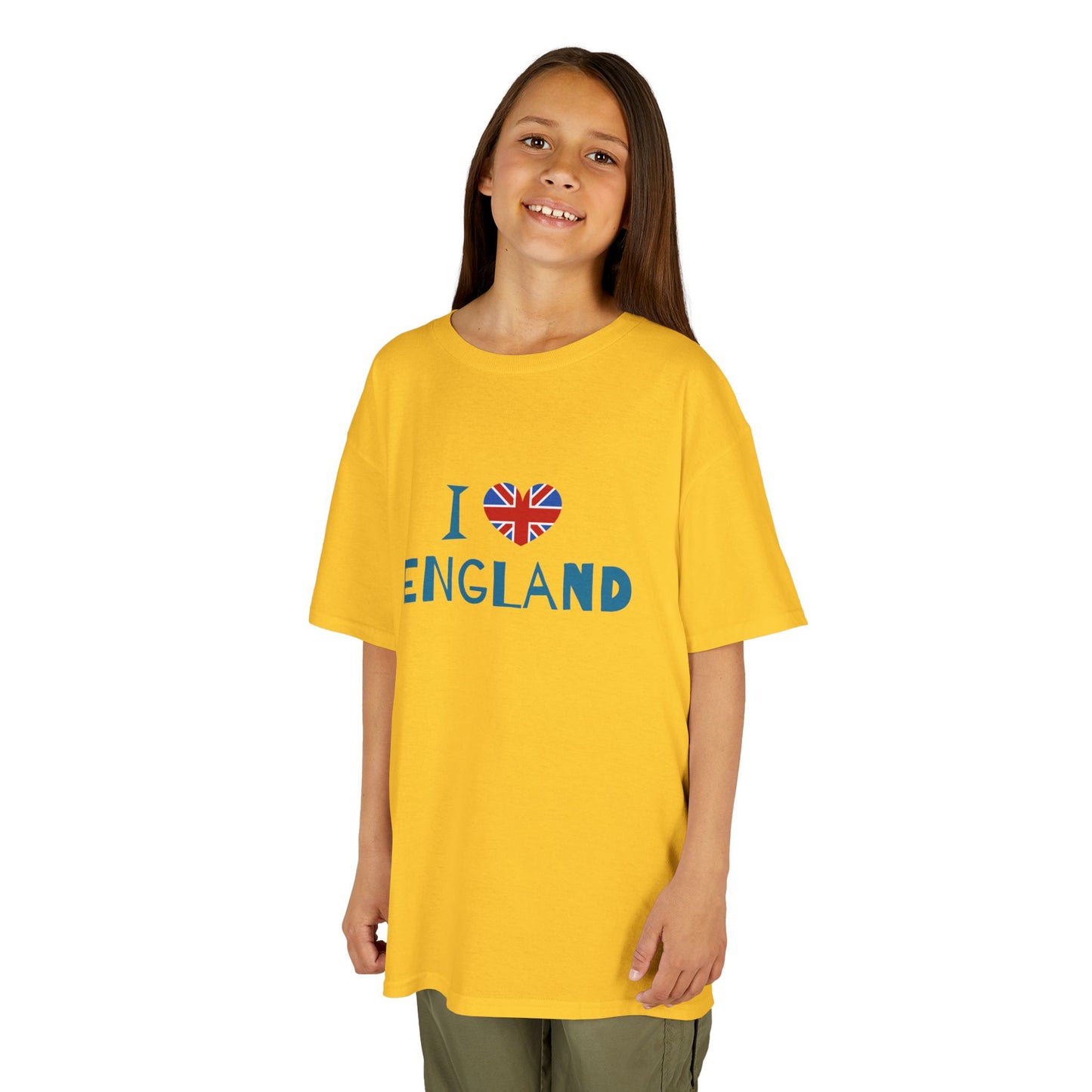 I Love England Kids Tee - Fun Cotton Shirt for Young Explorers