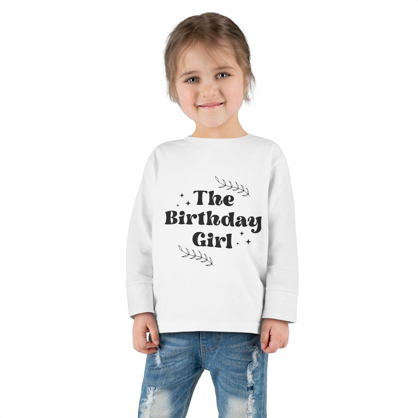 Birthday Girl Toddler Long Sleeve Tee