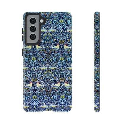 Bird and Floral Pattern Phone Case, Tough Cases, Gift for Nature Lovers, Eco-friendly, Custom Phone Accessories, All-Occasion