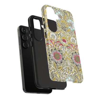 Floral Phone Case - Tough Cases, Floral Design, Stylish, Protective, Unique Gift for Her, Phone Accessories