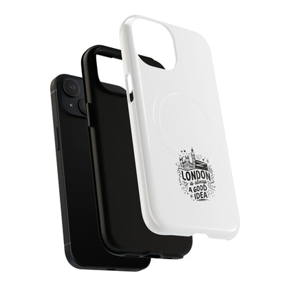 Tough Magnetic Phone Cases - London Is Always A Good Idea, Custom Phone Covers, Travel Gifts, Modern Phone Cases, Durable Cases, [...]