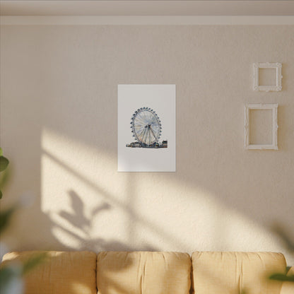 London Eye Canvas Print, Wall Art Decor, Travel Gift, Home Decoration, Unique Art Piece