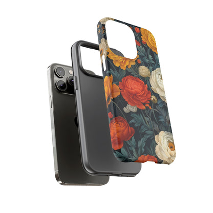 Floral Tough Case for Phones | Durable Floral Phone Cover, Boho Chic, Unique Gift for Her, Phone Protection, Flower Design