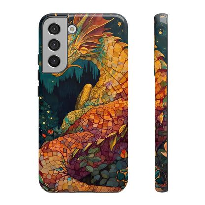 Dragon Art Phone Case, Tough Phone Cover, Fantasy Gift, Unique Mobile Accessory, Dragon Lover Gift, Stylish Protection