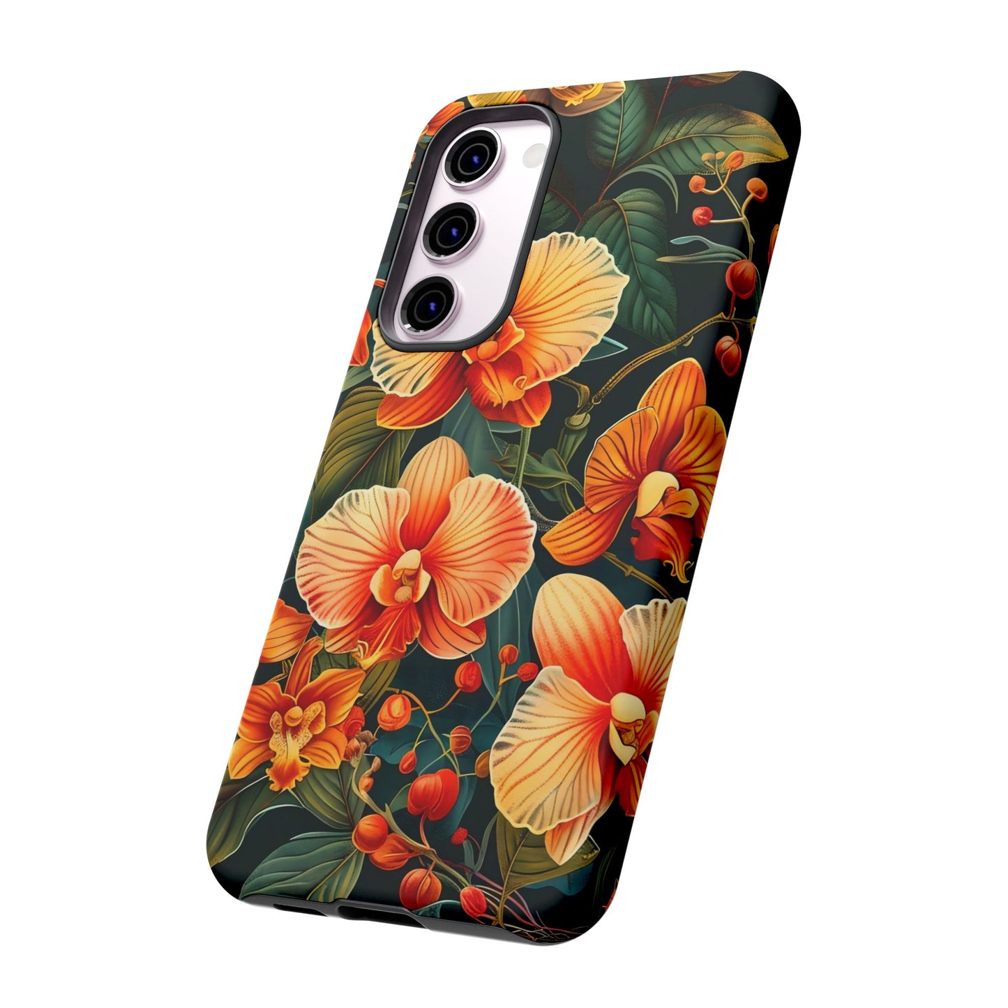Floral Phone Case - Tough Cases, Protective Cover, Gift for Her, Smartphone Accessory, Floral Design, Nature-Inspired