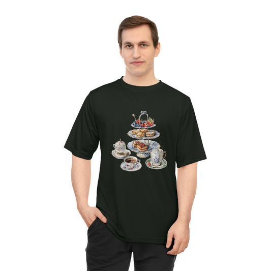 Unisex Zone Performance T-shirt - Traditional British Flavors: A Feast for Foodies