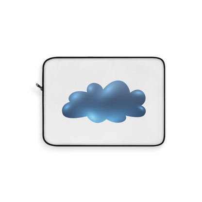 Cloudy Laptop Sleeve, Cute Cloud Design, Tech Accessory, Gift for Students, Computer Case, Protective Sleeve