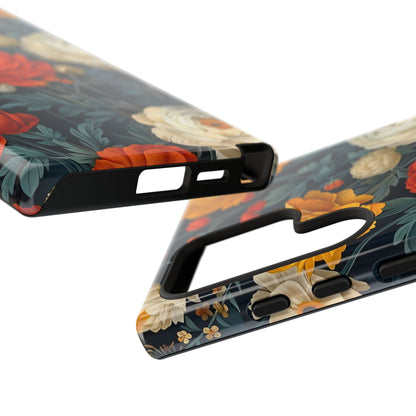Floral Tough Case for Phones | Durable Floral Phone Cover, Boho Chic, Unique Gift for Her, Phone Protection, Flower Design