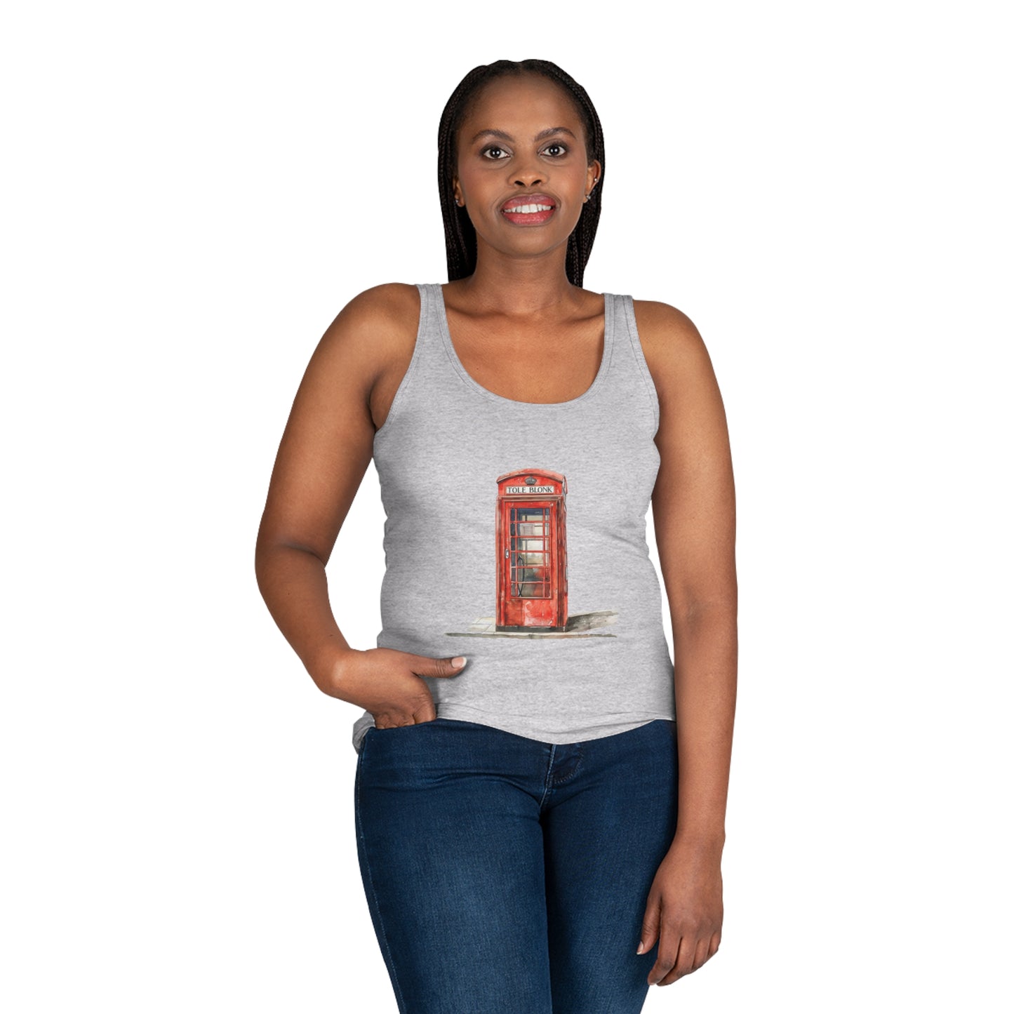Women's Tank Top - Iconic British Public Telephone