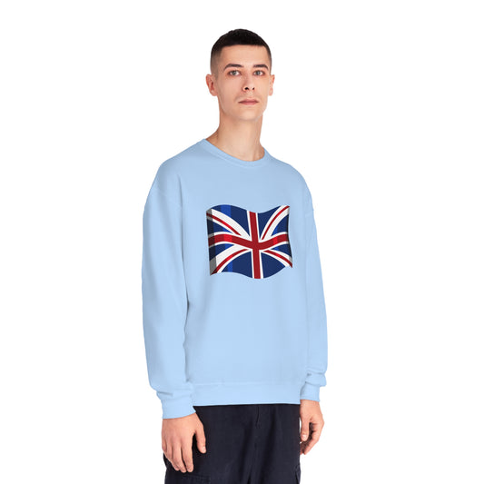 Unisex NuBlend® Crewneck Sweatshirt - Classic UK Flag