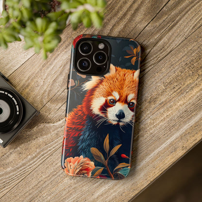 Cute Red Panda Phone Case, Wildlife Lover Gift, Tough Cases for iPhone, Nature-Themed Phone Cover, Animal Art Shell, Cute Tech Accessories