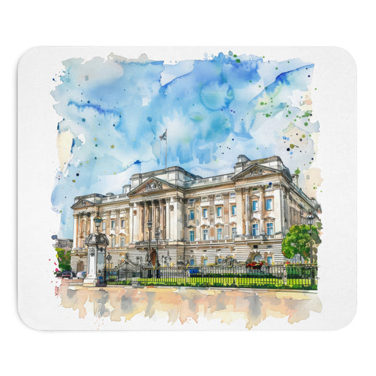 Charming Watercolor Mouse Pad, UK Landmark Desk Decor, Ideal for Home Office, Gift for Students, Art Enthusiasts, Office Accessories