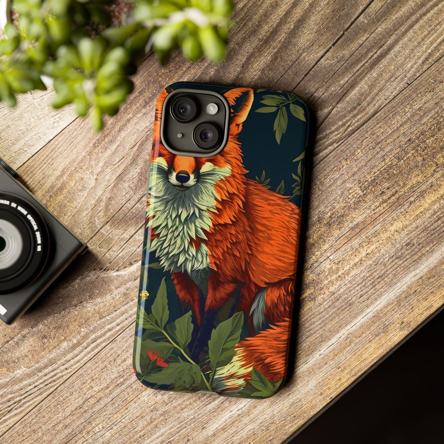 Fox Phone Case, Tough Cases for Animal Lovers, Wildlife Phone Cover, Cute Fox Gift, Nature Lovers Phone Accessory