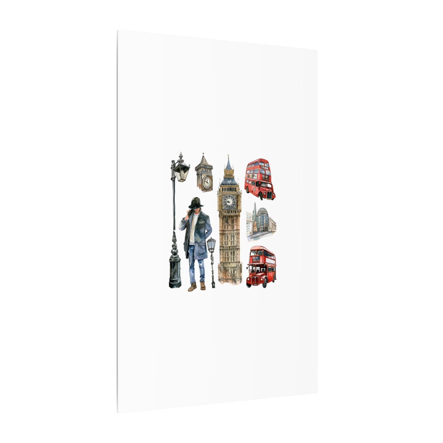Canvas Art Print, London Skyline, Home Decor, Wall Art, Gift Idea, Travel Memories, Modern Wall Art