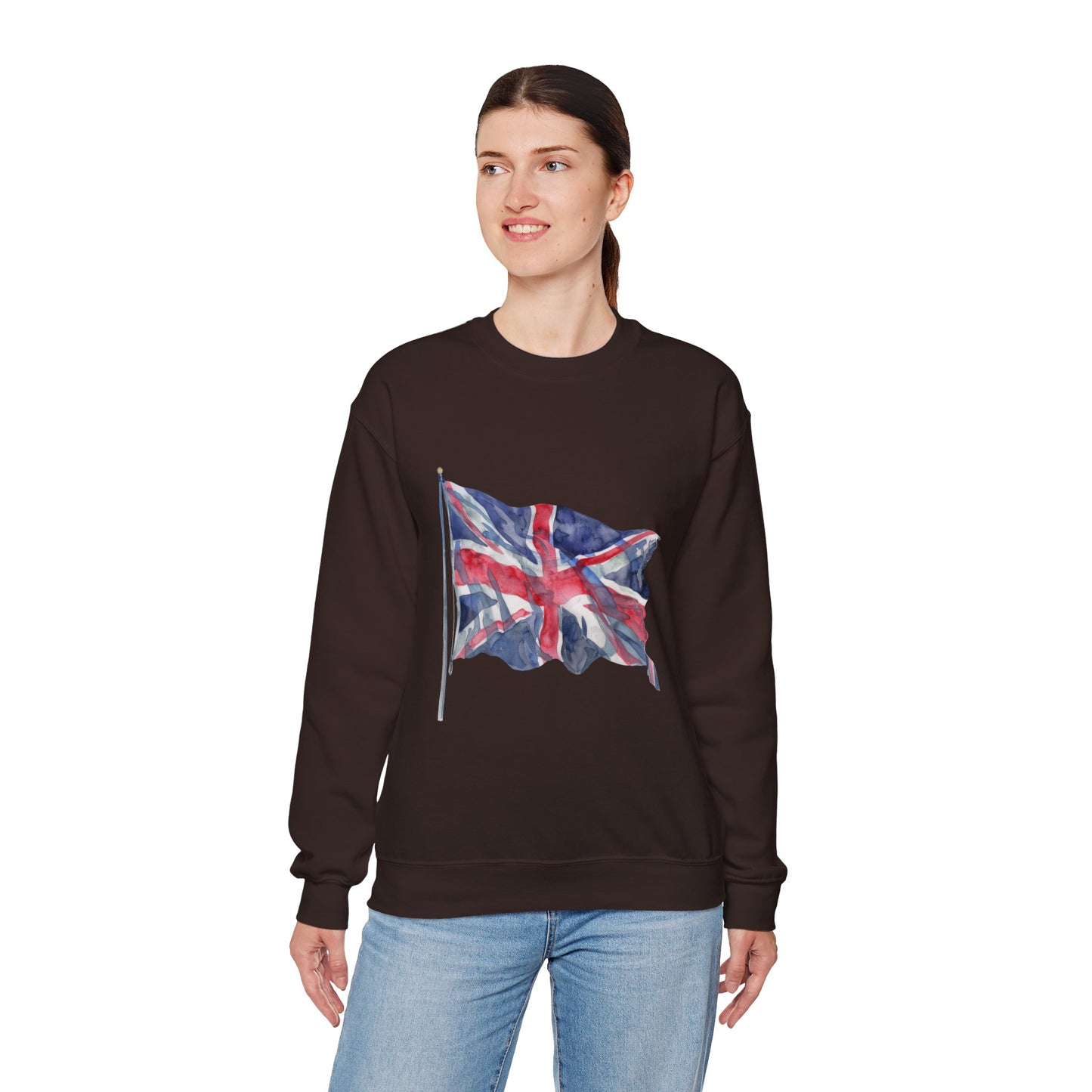 Unisex Heavy Blend™ Crewneck Sweatshirt - Emblem of Unity - The British Flag