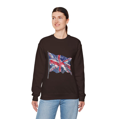 Unisex Heavy Blend™ Crewneck Sweatshirt - Emblem of Unity - The British Flag