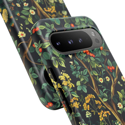 Floral Phone Case - Tough Cases, Colorful Nature Design, Gift for Flower Lovers, Phone Accessory, Unique Cell Phone Cover