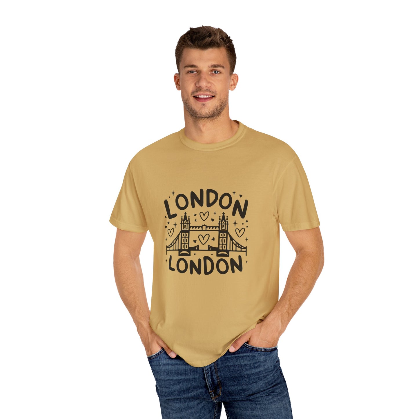 London Vibes Unisex Garment-Dyed T-shirt