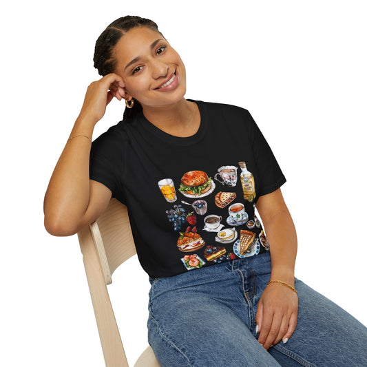 Unisex Softstyle T-Shirt - Heritage and Charm - England's Iconic Symbols