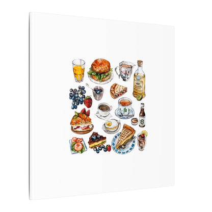 Breakfast Feast Canvas Print, Food Art, Kitchen Decor, Gifting for Food Lovers, Brunch Vibes, Wall Art