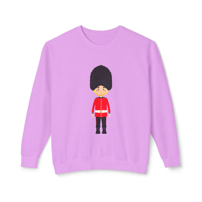 Unisex Lightweight Crewneck Sweatshirt - British Soldier Military Elegance and Honorable