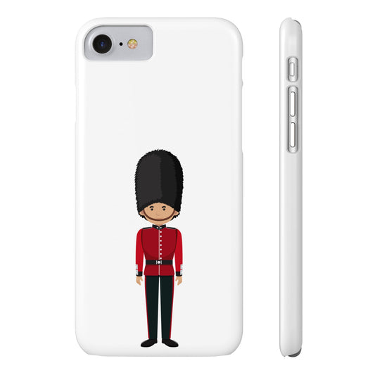 Slim Phone Cases with Royal Guard Design for UK Lovers, Travel Souvenir, Holiday Gift, Phone Accessories, Fun Style