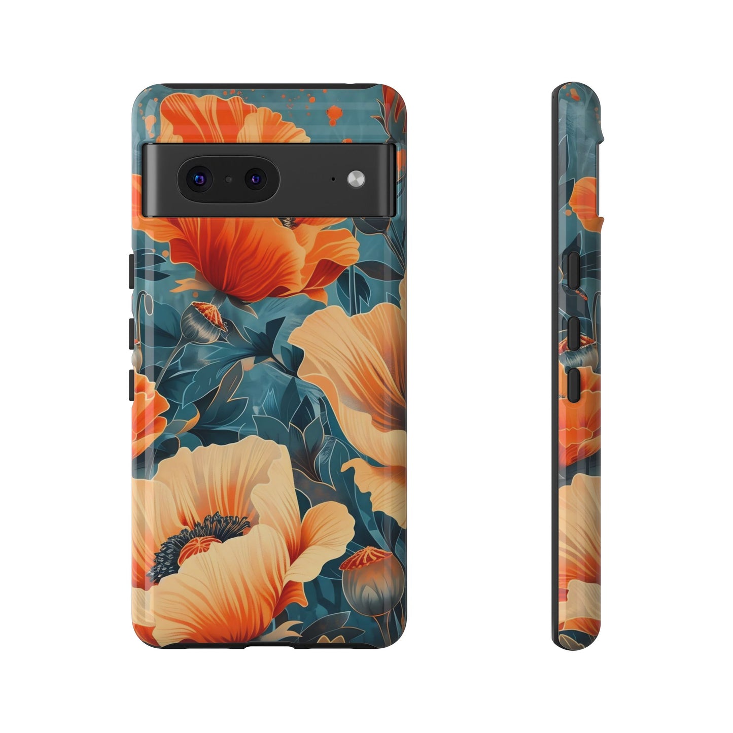Floral Phone Case, Tough Cases for Protection and Style, Spring Aesthetic, Gift for Her, Phone Accessory for Nature Lovers