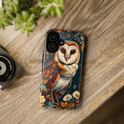 Barn Owl Phone Case | Tough Cases, Nature Lover Gift, Wildlife Accessory, Eco-Friendly Phone Protection, Unique Gift Idea
