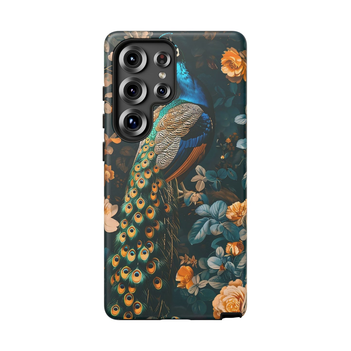 Peacock Phone Case - Elegant Floral Design, Tough Case for Protection, Unique Gift for Nature Lovers, Stylish Accessory, Eco-Friendly