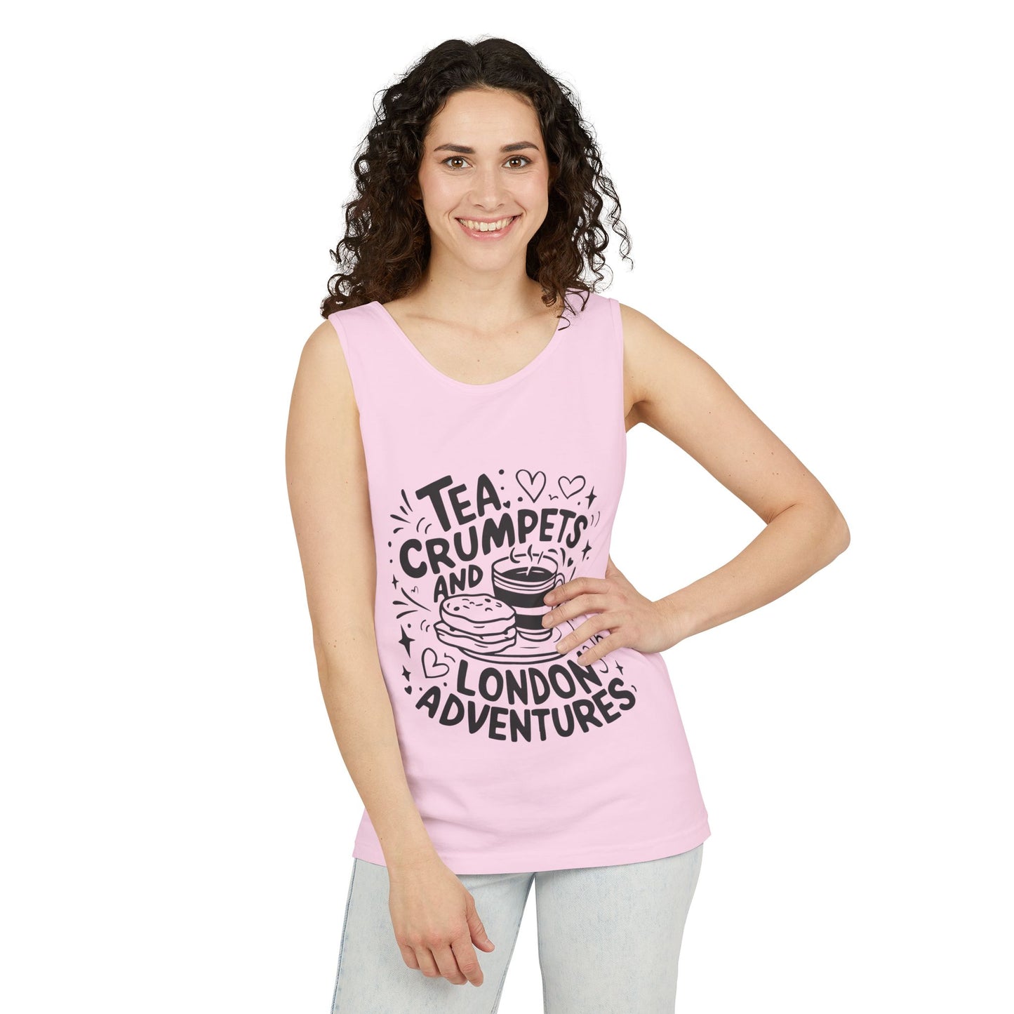 Unisex Garment-Dyed Tank Top - London's exciting Adventures
