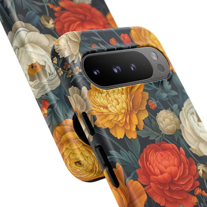 Floral Tough Case for Phones | Durable Floral Phone Cover, Boho Chic, Unique Gift for Her, Phone Protection, Flower Design