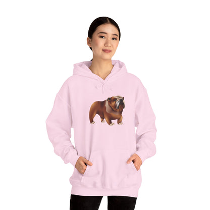 Unisex Heavy Blend™ Hooded Sweatshirt - Adorable British Dog