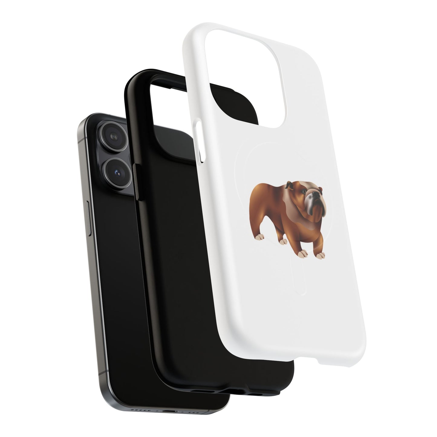 Custom Bulldog Tough Magnetic Case for iPhone, Pet Lover Gift, Durable Phone Protection, Unique Bulldog Design, Dog Owner Accessories