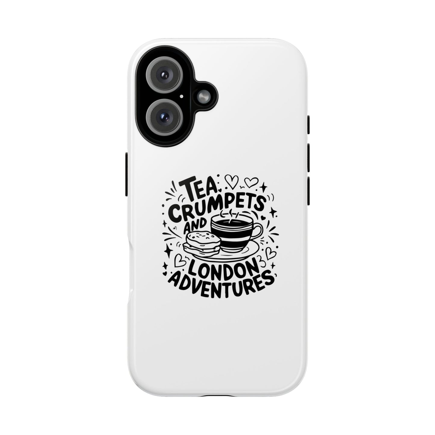 London Adventures Phone Case - Tea & Crumpets Design