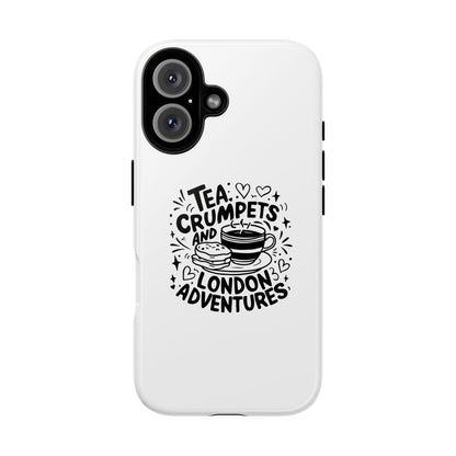 London Adventures Phone Case - Tea & Crumpets Design