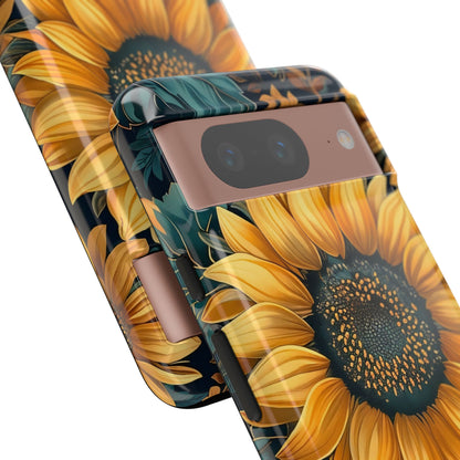 Sunflower Phone Case - Bright Floral Design, Stylish Tough Cover for Sunflower Lovers, Gift for Plant Enthusiasts, Mom Gift, Nature Lovers