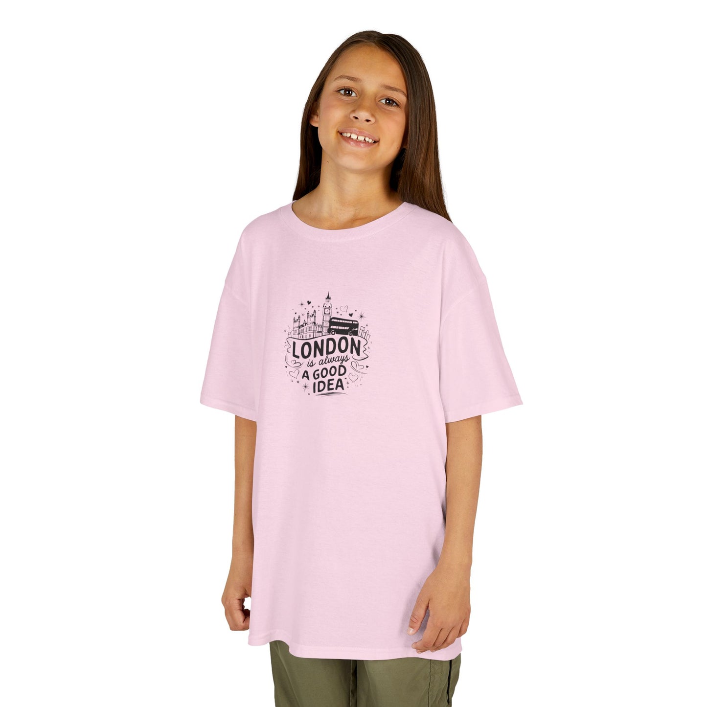 Kids London Tee - London is always a good Idea -  Graphic Cotton T-Shirt