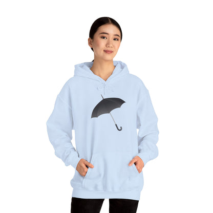Unisex Heavy Blend™ Hooded Sweatshirt - Regal Royal Umbrella - Elegant and Majestic