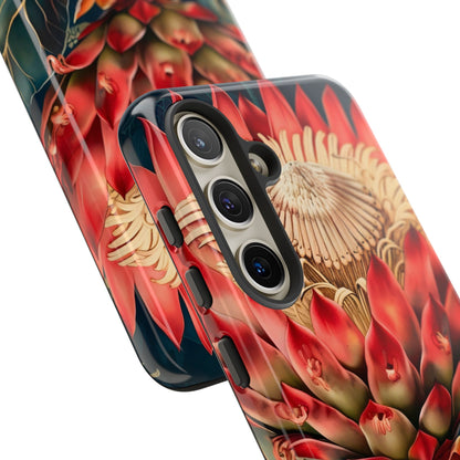 Tough Cases: Vibrant Floral Phone Case, Tough Phone Covers, Floral Art Cases, Nature Design Accessories, Gift for Nature Lovers