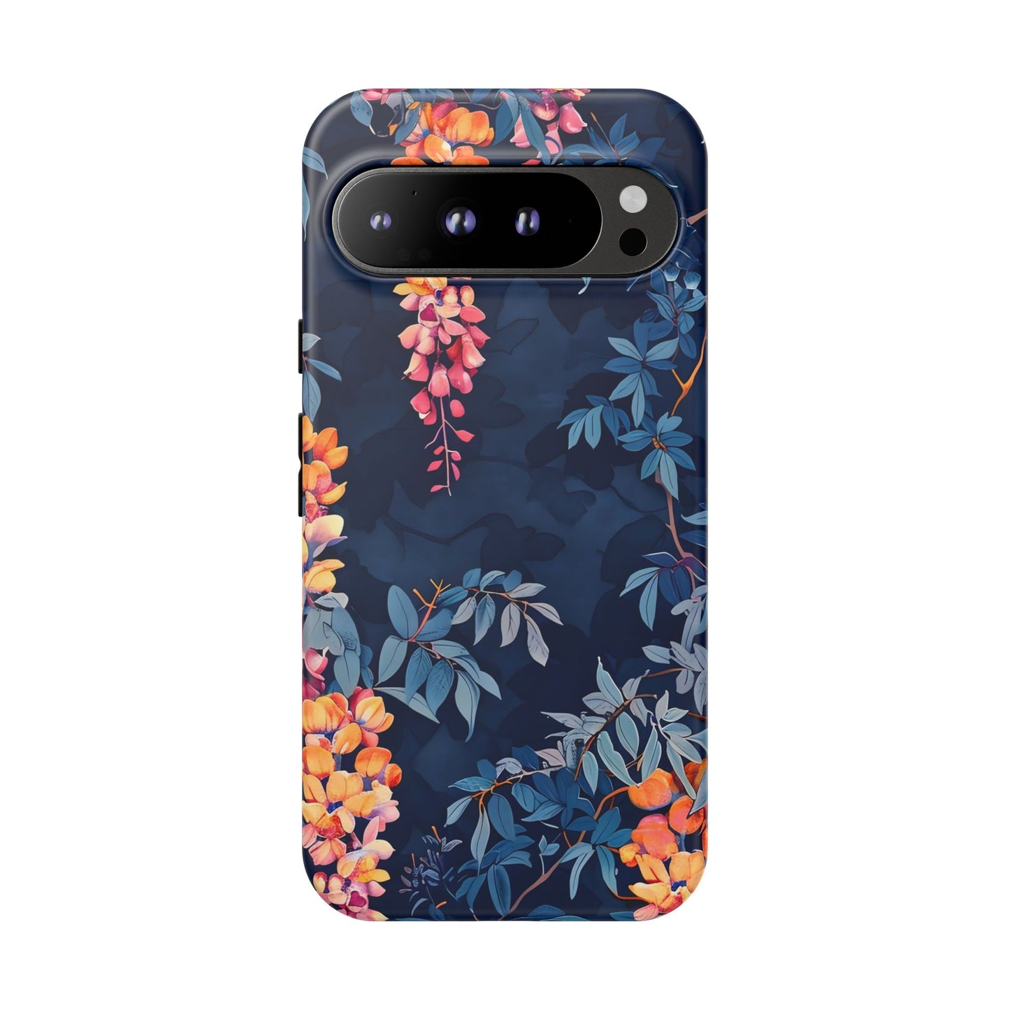 Floral iPhone Case, Tough Phone Cover, Gift for Her, Nature Lover Accessory, Spring Decor, Unique Floral Design