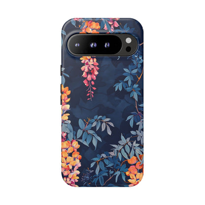 Floral iPhone Case, Tough Phone Cover, Gift for Her, Nature Lover Accessory, Spring Decor, Unique Floral Design