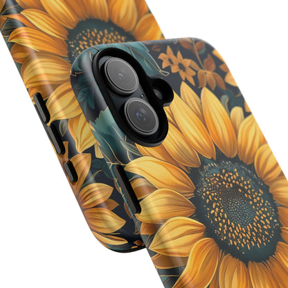 Sunflower Phone Case - Bright Floral Design, Stylish Tough Cover for Sunflower Lovers, Gift for Plant Enthusiasts, Mom Gift, Nature Lovers